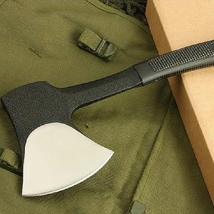 <span class=keywords><strong>2023</strong></span> populaire prix usine haute qualité en acier inoxydable Camping hache survie en plein air <span class=keywords><strong>hachette</strong></span> avec poignée TPR - Product Image 1