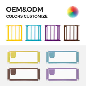 Barrière de sécurité pour bébé rétractable en maille d'intérieur PVC+ABS Barrière de porte pour bébé de cuisine et de chambre à coucher Barrière de sécurité pour bébé rétractable - Product Image 6