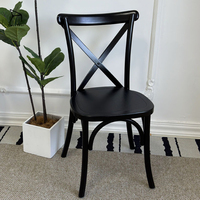 Chaise de salle à manger en bois à dossier haut et rembourrée, style nordique, idéale pour salle à manger, hôtel, intérieur