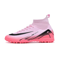 Assassin 16 Chaussures de football montantes pour hommes et enfants, crampons TF AG à crampons longs, respirantes, pour entraînement professionnel