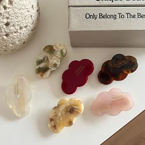 Ацетатная мини-заколка для волос в форме облаков - Product Image 4