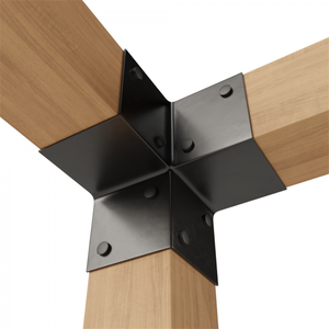 4x4 6x6 đồ gỗ pergola Kit nâng Gỗ Đứng Kit với khung thép Modular Kích thước pergola khung - Product Image 4