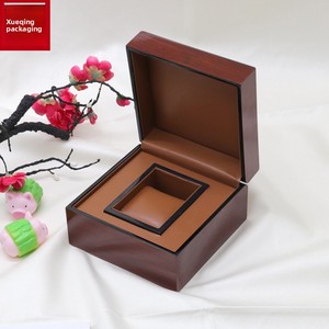 Cajas de <span class=keywords><strong>Madera</strong></span> Cuadradas para Relojes y Joyas Xueqing, Acabado Lacado Brillante de Alta Gama, Diseño Personalizable, Tapa Abatible para Gafas - Product Image 4