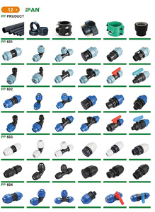IFAN vente en gros plomberie polyéthylène 20-110mm raccords de tuyauterie PP raccords HDPE d'irrigation rapide - Product Image 2