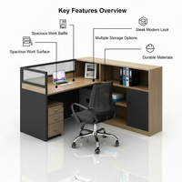 Meubles de bureau modernes, table de séparation, bureau de coworking, petit bureau, cubicle de bureau, système de poste de travail modulaire pour entreprise