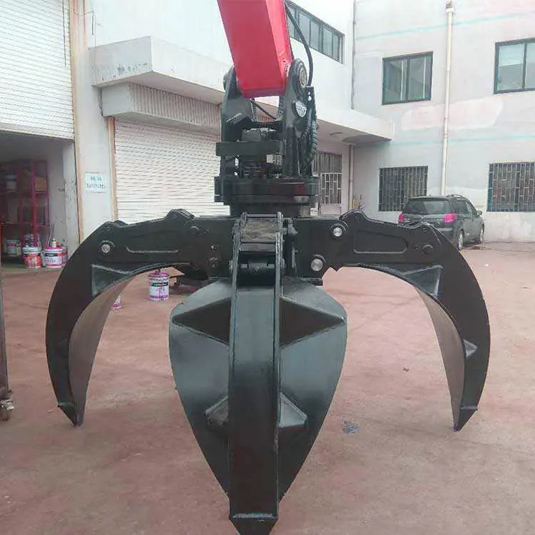 DHG Hydraulic Grapple Bagger Grab Bucket Scrap Grapple 4/5/6 Claws Anpassbarer Orange Peel Grapple