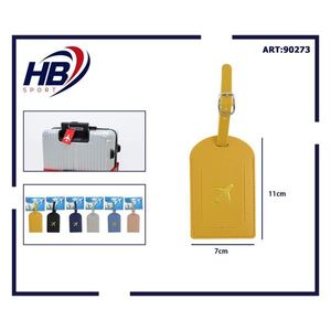Hb Sport <b>Luggage</b> <b>Tag</b> 7x11cm Yellow With Airplane Logo For Travel Bag - Product Image 3