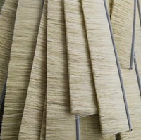 Pièces de machine à bois : Rouleau brosse en sisal pour ponçage et polissage, pour machine à poncer le bois et les meubles