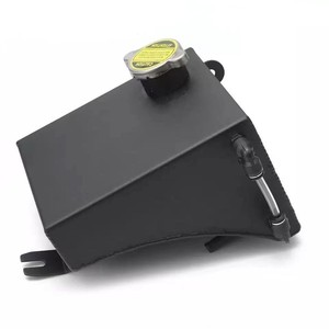 Aluminum Coolant Reservoir 1.5L Expansion Tank For Car <b>Radiator</b> Replacement With <b>Cap</b> And Fittings - Product Image 5