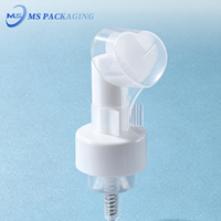 42mm Mousse Mousse Pompe Distributeur Plastique Silicone Brosse Pompe Pulvérisateur Bouteilles Outil De Nettoyage Du Visage Main Couvercles Bouchons De Bouteilles Fermetures