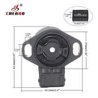 Sensor de Posición del Acelerador MD614327 5S5242 para Mitsubishi Dodge Colt Eagle Summit