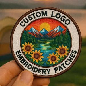 Wholesale Embroidered <b>Flight</b> Badge Custom Tactical Patches Velcroes Embroidery Patch Tactic - Product Image 4