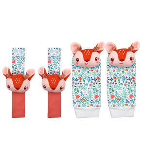 Jouets en peluche d'usine, chaussettes à hochet pour bébé et ensemble de jouets pour stimuler la vision et l'audition des nourrissons, hochets sonores pour bébés - Product Image 6