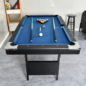 Hot bán <span class=keywords><strong>7ft</strong></span> gấp bida bảng dễ dàng lắp ráp có thể gập lại Snooker bảng bida hồ bơi bảng TP-7636 - Product Image 4