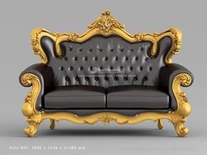 Sillón Individual de Lujo con Respaldo Alto, Base de Madera Sólida y Tapicería de Felpa para Salas de Estar Elegantes - Product Image 2