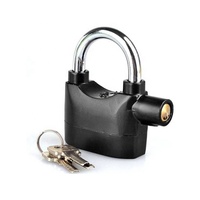 Cadenas Anti-vol étanche à haute décibels 110dbs, alarme de verrouillage pour vélo et moto