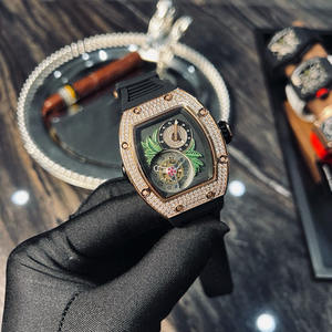 Montre mécanique 2025 de style boutique, cadran décoré de plantes vertes, résistante à la transpiration, élégante, chronographe précis - Product Image 1