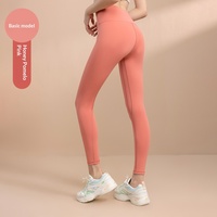 Legging de yoga taille haute Seamless NakedFeel, effet galbe fessier, ultra-extensible, respirant, séchage rapide, pour la course et le fitness