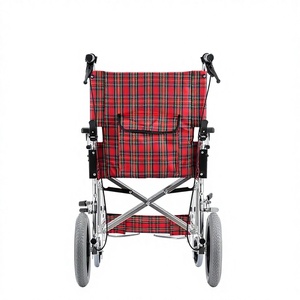 Kangjian Aluminum Alloy Folding Wheelchair Lightweight Manual U-Brake For <b>Elderly</b> And Disabled - Product Image 2