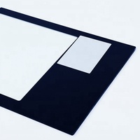 Écrans en verre sérigraphié sur mesure, découpés avec précision, pour affichages électroniques, panneaux en verre HD