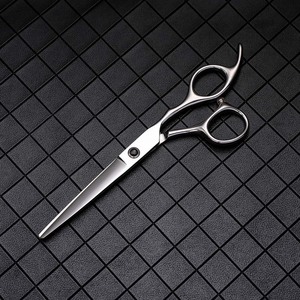 Hair Scissors 6 Inch Stainless Steel Sharp Blade Long Handle <b>Thinning</b> Shears For Hairdressing Kit Professional Home Use - Product Image 1