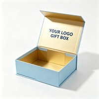 Boîte cadeau magnétique haut de gamme personnalisée avec logo, estampage à chaud, finition mate, boîte d'emballage pour cosmétiques, boîte en papier pour anniversaire