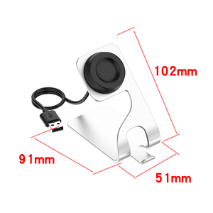 <span class=keywords><strong>Cargador</strong></span> <span class=keywords><strong>para</strong></span> <span class=keywords><strong>Reloj</strong></span> Inteligente Forwelleny, Base de Carga Magnética de Aleación de Aluminio <span class=keywords><strong>para</strong></span> <span class=keywords><strong>Huawei</strong></span> <span class=keywords><strong>Watch</strong></span> 5/GT6/<span class=keywords><strong>GT</strong></span> Runner <span class=keywords><strong>2</strong></span> - Product Image 4