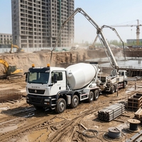 Camion mélangeur à béton prêt à l'emploi SINOTRUK TX 371HP 14m3