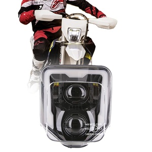 Faro Delantero LED de Alta Potencia de 78W con Halo y Certificación E-mark para Motocicletas <span class=keywords><strong>Husqvarna</strong></span> 701 <span class=keywords><strong>FE</strong></span> TE Dirt Bike Enduro 2017-2023 - Product Image 1