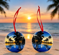 Décoration suspendue en résine personnalisée en gros, motifs tropical, plage, dollar de mer, tortue surfiste, bus, cadeau de vacances