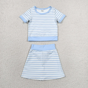 Ensemble robe sans manches pour filles, imprimé camouflage, avec jupe plissée et col rabattu, style décontracté, coupe trapèze courte - Product Image 5