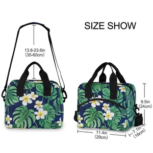 Sac Isotherme Multifonctionnel Grande Capacité en Polyester, Motif Feuilles de Bambou Vertes Personnalisé, Prix de Gros pour Adultes - Product Image 3