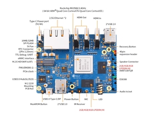 Bussy Nouveau <span class=keywords><strong>Orange</strong></span> Pi 5 Plus Original, <span class=keywords><strong>Puce</strong></span> RK3588, Processeur 8 cœurs 64 bits, 4 Go/8 Go/16 Go, Prise en charge du codec vidéo 8K, Carte mère unique SBC - Product Image 5