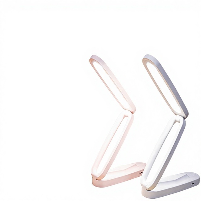 Portable USB 5V Rechargeable Cordless ABS Desk Foldable Modern Simple Rectangle LED Eye Protection Night Light Reading Touch