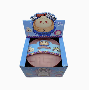 Oreiller géant à presser, jouet anti-stress en forme de boulette vapeur extra large, en plastique, pour enfants de 5 à 7 ans, soulagement de l'anxiété - Product Image 3