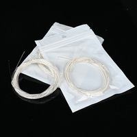 Grosir gitar nilon klasik senar transparan Pearlescent senar tahan lama 6-Piece Set instrumen aksesori