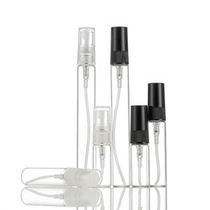 Venta al por mayor Mini vidrio Perfume Botellas de muestra 2ml 3ml 5ml 10ml Viales de prueba con bomba Pulverizador Tipo de sellado - Product Image 2