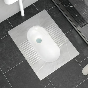 Buen <span class=keywords><strong>precio</strong></span> de fábrica, diseño moderno de mármol, losa de <span class=keywords><strong>roca</strong></span>, inodoro en cuclillas, baño, Hotel, piedra sinterizada, <span class=keywords><strong>Wc</strong></span>, sartenes en cuclillas para baño público - Product Image 3