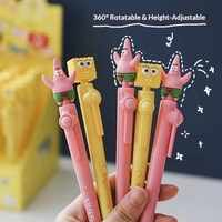 Meisjespop Draaiende pen Draaiend konijn Patrick Star SpongeBob SquarePants Plastic Hoogwaardig studentenprijs cadeau Stressverlichting