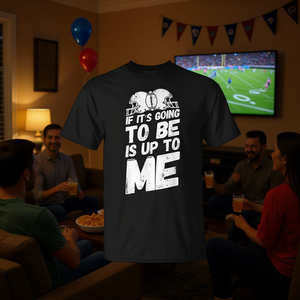 Football <b>Watch</b> Party T-Shirt With Saying Control Design For Viewing Events - Product Image 3