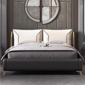 Cama doble de diseño italiano Cama de <span class=keywords><strong>matrimonio</strong></span> China Cama doble de diseño italiano - Product Image 2