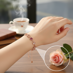 <b>Love</b> Letter Design Letter Word Bracelet Handcrafted Fine Jewelry Wholesale 925 Sterling Silver Jewellery - Product Image 3