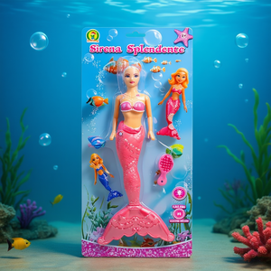 Sirena Splendente Mermaid <b>Doll</b> 42cm With Accessories For Kids Play - Product Image 3