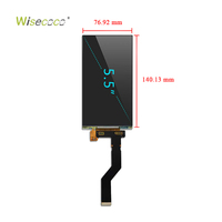 Layar LCD TFT Modul 6 Inci 1440*2560 HD Definisi Tinggi Antarmuka MIPI Kecerahan 450nits 16.7M Warna Langsung dari Pabrik