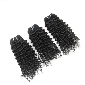 wholesale natural black deep curly peruvian virgin hair bundles ,raw peruvian human hair curly weave