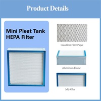 Filtre HEPA H12 99,99% Fabricants de filtres HEPA industriels Personnalisation Prix bas Équipement de laboratoire HVAC Cloison
