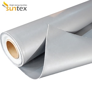Material Ignífugo, Aislamiento Térmico, <span class=keywords><strong>Tela</strong></span> <span class=keywords><strong>de</strong></span> <span class=keywords><strong>Fibra</strong></span> <span class=keywords><strong>de</strong></span> <span class=keywords><strong>Vidrio</strong></span> Recubierta <span class=keywords><strong>de</strong></span> Silicona - Product Image 2