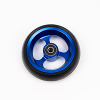 Roue avant de 4 pouces pour fauteuil roulant sportif, roue épaissie antidérapante et résistante à l'usure, accessoire de remplacement durable pour fauteuil roulant manuel