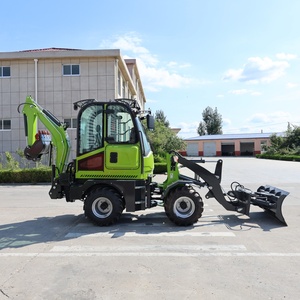 Ventes chaudes en Chine, mini chargeuse-pelleteuse 4x4 TLB, 4 roues motrices, tracteur-chargeur-pelleteuse de 1,5 tonne à bon prix - Product Image 5