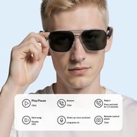Gafas Inteligentes con IA Transfronteriza, Gafas de Sol Polarizadas con Protección UV y Luz Azul, Reproducción de Música, Traducción de Llamadas